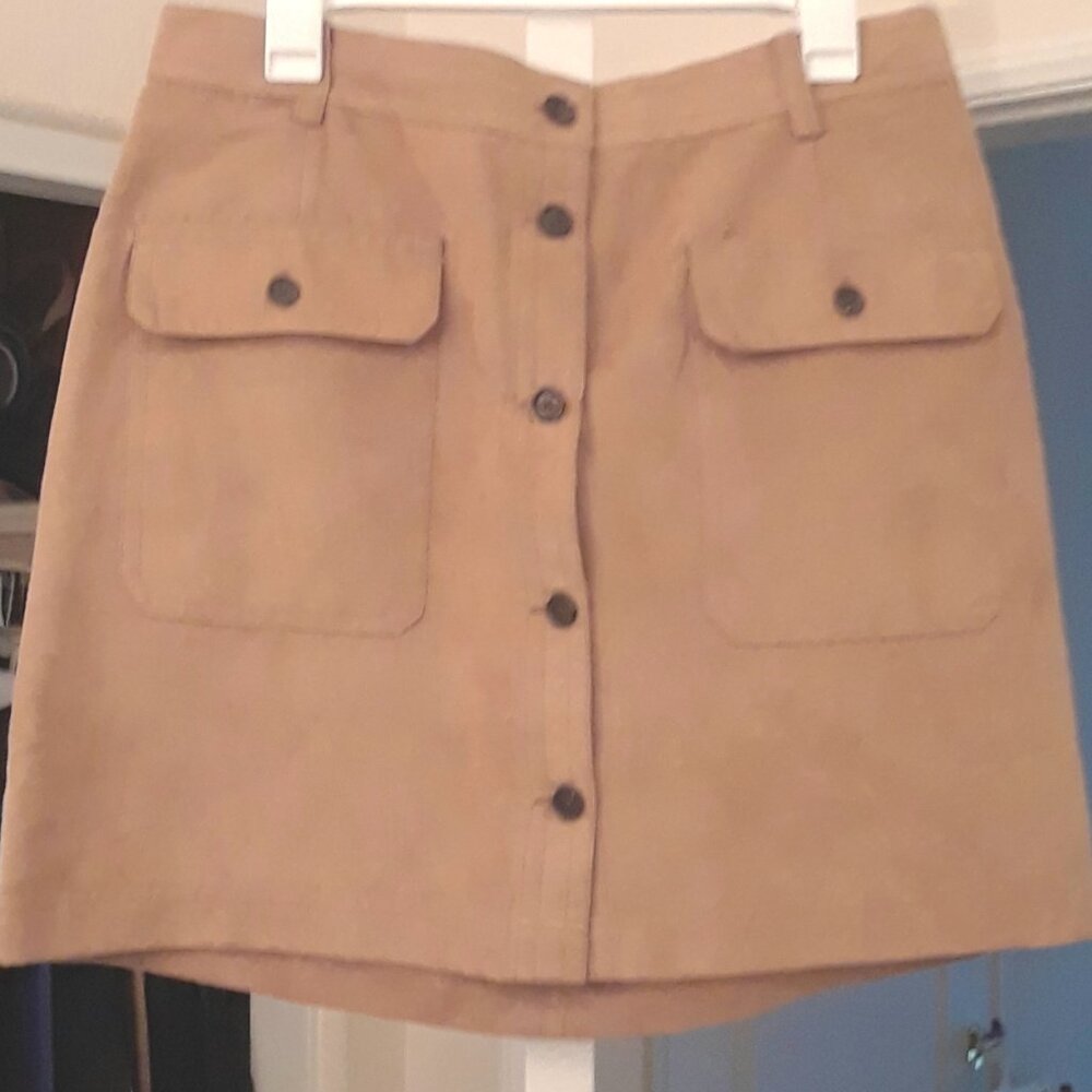 Banana Republic Factory NWT Faux Suede Size 12 Skirt